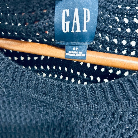 GAP crochet mini dress. Navy. Size small - Picture 2 of 3